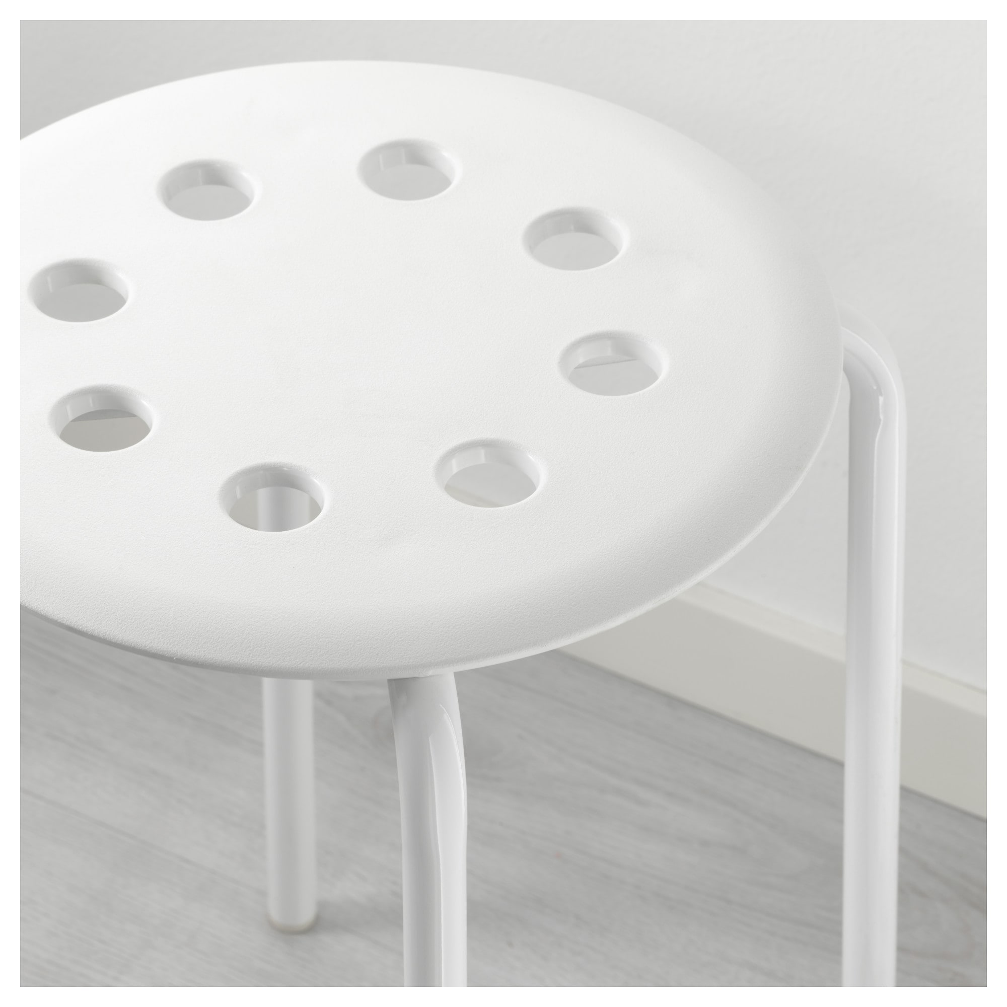 چهارپایه ایکیا سفید مدل MARIUS کد 901.840.47