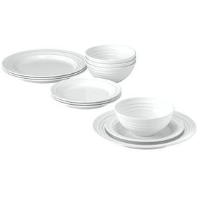 ست 12 پارچه ظروف غذاخوری ایکیا مدل Ikea FAVORISERA 404.586.00